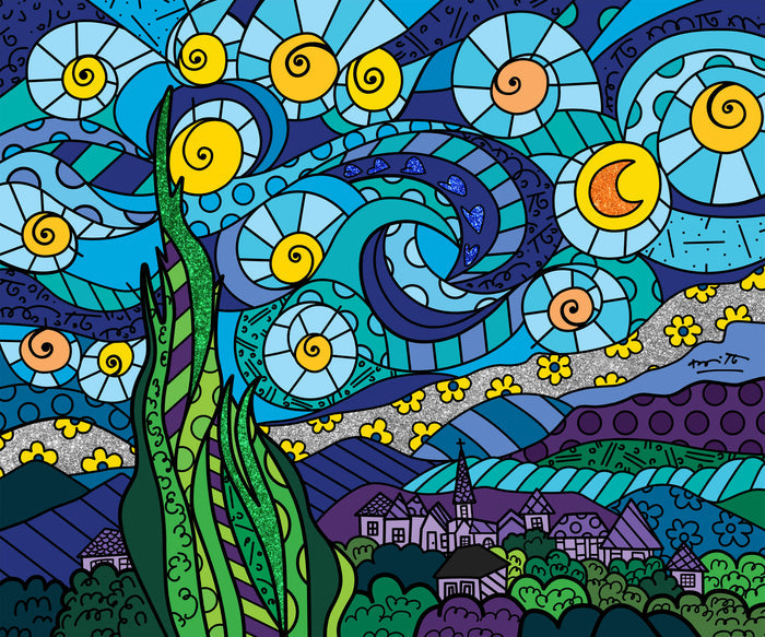 MY STARRY NIGHT ｜ ロメロ ブリット (Romero Britto) - HOPE