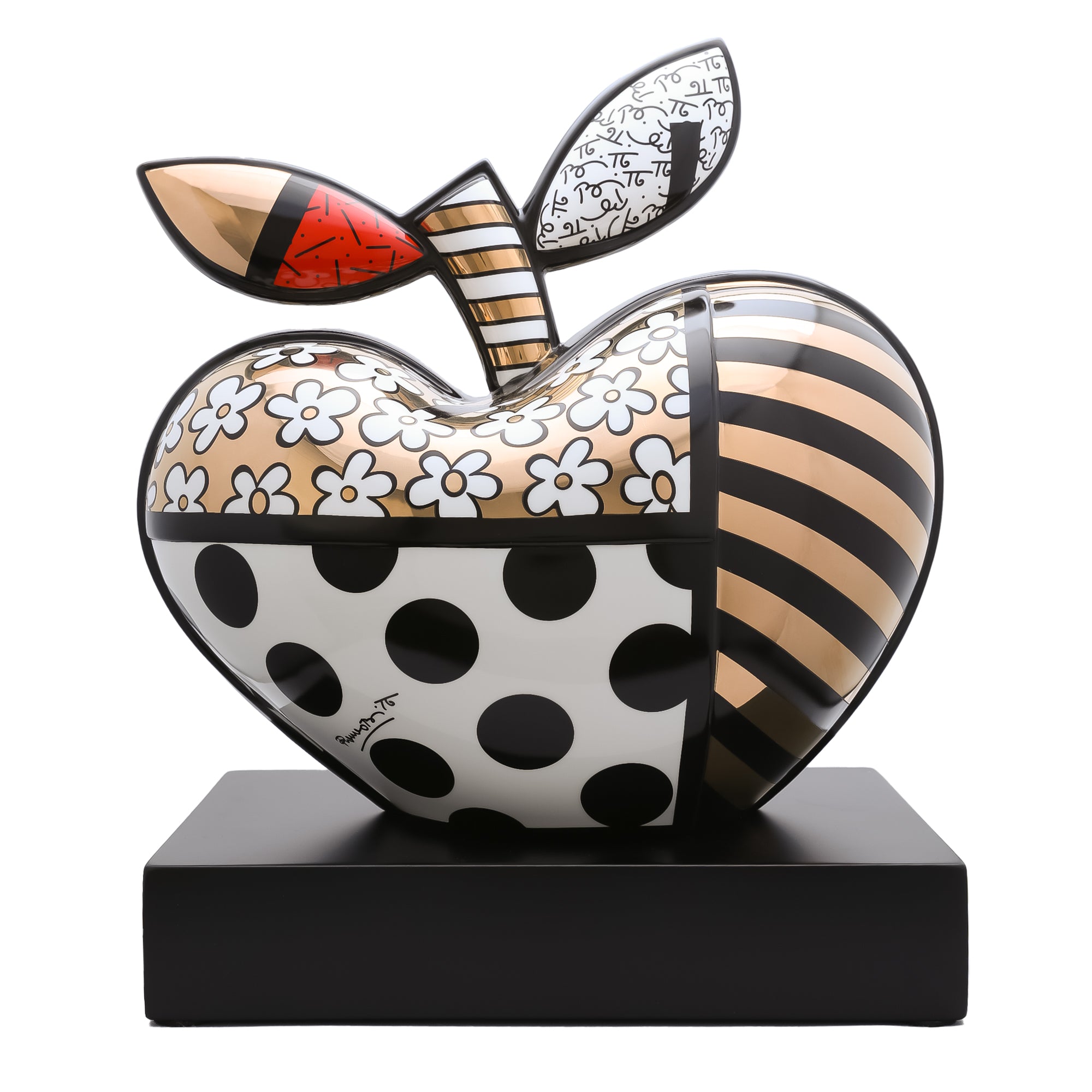 GOLDEN BIG APPLE ｜ ロメロ ブリット (Romero Britto) - HOPE BEAR SHOP