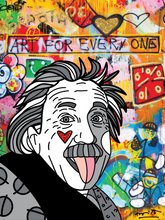 画像をギャラリービューアに読み込む, GENIUS EINSTEIN (GRAFFITI)
