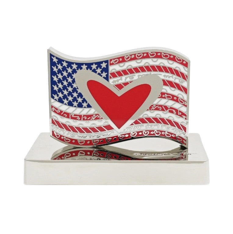 BRITTO® メタル フィギュリン - AMERICAN FLAG