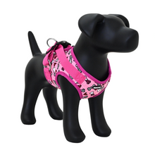 画像をギャラリービューアに読み込む, BRITTO® PET SMALL DOG HARNESS AND LEASH - Pink Bones and Hearts
