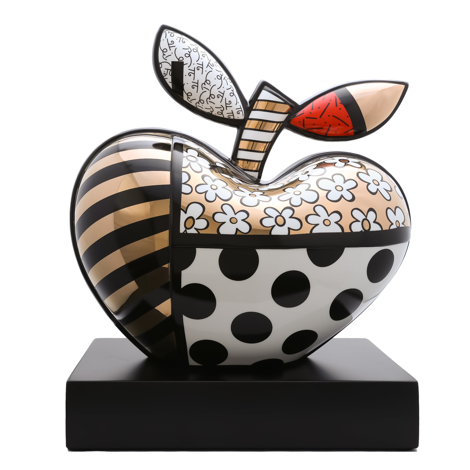 GOLDEN BIG APPLE ｜ ロメロ ブリット (Romero Britto) - HOPE